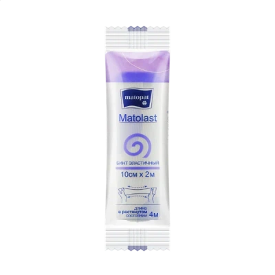 БИНТ ЭЛАСТ.МАТОПАТ 10Х200СМ фото в интернет-аптеке Склад Лекарств