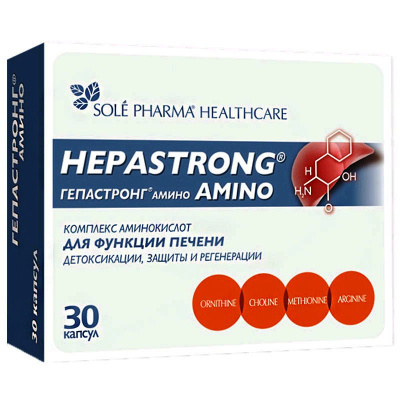 ГЕПАСТРОНГ АМИНО КАПС №30 фото в интернет-аптеке Склад Лекарств