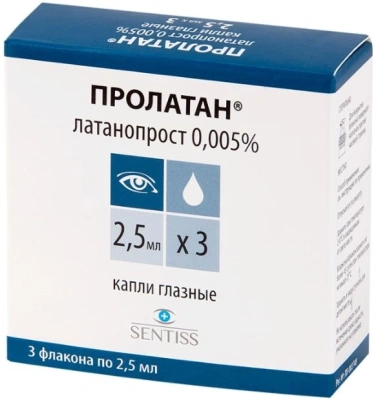 ПРОЛАТАН КАПЛИ ГЛАЗНЫЕ 0,005% 2,5МЛ №3 фото в интернет-аптеке Склад Лекарств