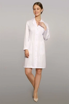 ХАЛАТ МЕДИЦИНСКИЙ ЖЕНСКИЙ DOCTOR BIG 2-05-02-4 (SATORY, ДЛ.РУК, ПУГ) (0, 0, 50 РАЗМЕР, 170-176) фото в интернет-аптеке Склад Лекарств