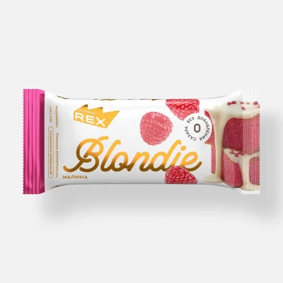 ПРОТЕИН РЕКС ПИРОЖНОЕ ПРОТЕИН БЛОНДИ МАЛИНА СПЕЦ ПИЩ ПРОДУКТ Д/СПОРТСМЕНОВ 50Г фото в интернет-аптеке Склад Лекарств