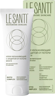 ЛЕ САНТИ КРЕМ Д/ЛИЦА И ТЕЛА УВЛАЖН С ЗАЩИТОЙ ОТ ПОТЕРИ ВЛАГИ 75МЛ фото в интернет-аптеке Склад Лекарств