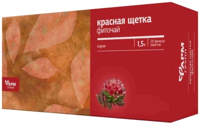 КРАСНАЯ ЩЕТКА Ф/П 1,5Г №20/ФАРМГРУПП/ фото в интернет-аптеке Склад Лекарств