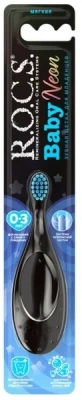 РОКС З/ЩЕТКА BABY NEON ДЛЯ ДЕТЕЙ ОТ 0 ДО 3 ЛЕТ МЯГКАЯ фото в интернет-аптеке Склад Лекарств