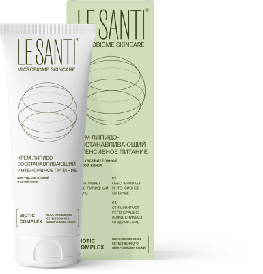 ЛЕ САНТИ КРЕМ ЛИПИДОВОССТ ДЛЯ ЛИЦА И ТЕЛА 75МЛ фото в интернет-аптеке Склад Лекарств