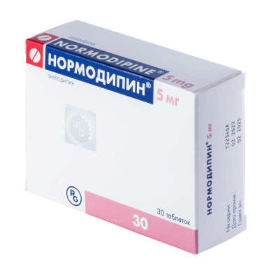 НОРМОДИПИН ТАБ 5МГ №30 фото в интернет-аптеке Склад Лекарств