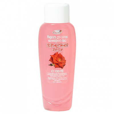 СКЭМ ЖИДКОСТЬ Д/СНЯТИЯ ЛАКА КРАСНАЯ РОЗА 100МЛ фото в интернет-аптеке Склад Лекарств