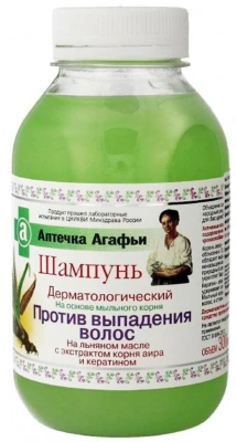 АПТЕЧКА АГАФЬИ ШАМПУНЬ ПРОТИВ ВЫПАДЕНИЯ ВОЛОС 300МЛ фото в интернет-аптеке Склад Лекарств