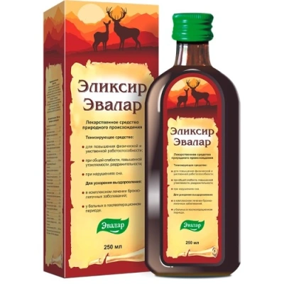 ЭЛИКСИР ЭВАЛАР 250МЛ/ЭВАЛАР/ фото в интернет-аптеке Склад Лекарств