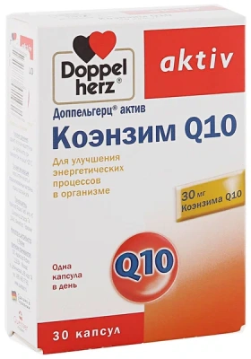 ДОППЕЛЬГЕРЦ АКТИВ КОЭНЗИМ Q10 КАПС №30 фото в интернет-аптеке Склад Лекарств