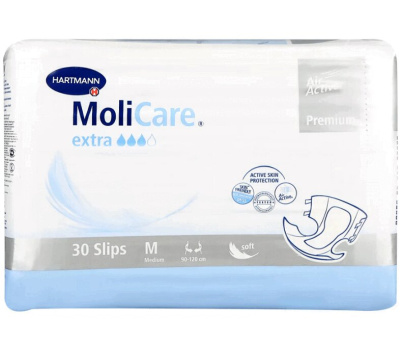 ХАРТМАНН ПОДГУЗНИКИ ДЛЯ ВЗР МОЛИКАР ПРЕМИУМ СОФТ ЭКСТРА M №30 фото в интернет-аптеке Склад Лекарств