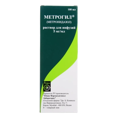 МЕТРОГИЛ Р-Р Д/ИНФ 5МГ/МЛ (5%) ФЛ 100МЛ №1/ЮНИК ФАРМ/ фото в интернет-аптеке Склад Лекарств