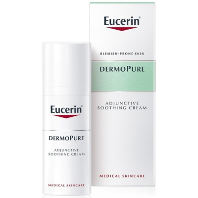 ЭУЦЕРИН DERMOPURE КРЕМ УВЛАЖНЯЮЩИЙ УСПОКАИВАЮЩИЙ ДЛЯ ПРОБЛЕМНОЙ КОЖИ 50МЛ фото в интернет-аптеке Склад Лекарств