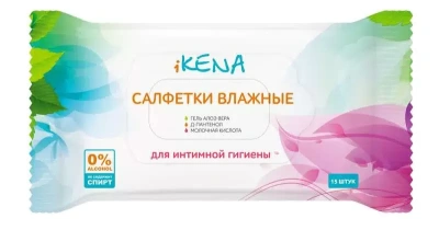 ИКЕНА САЛФЕТКИ ВЛАЖНЫЕ Д/ИНТИМ ГИГИЕН МОЛОЧНАЯ КИСЛОТА №15 фото в интернет-аптеке Склад Лекарств