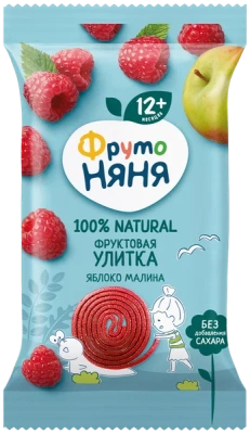 ФРУТОНЯНЯ ФРУКТОВАЯ УЛИТКА ЯБЛОКО МАЛИНА 15Г фото в интернет-аптеке Склад Лекарств