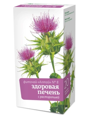 ФИТОЧАЙ АЛТАЙ №8 ЗДОРОВАЯ ПЕЧЕНЬ Ф/П 2Г №20 фото в интернет-аптеке Склад Лекарств