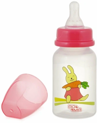 ПОМА БУТЫЛОЧКА ЦВЕТНАЯ П/ПРОПИЛЕН СОСКА СИЛИКОН 140МЛ 0МЕС+ фото в интернет-аптеке Склад Лекарств