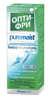 ОПТИ-ФРИ PURE MOIST Р-Р Д/КОНТ ЛИНЗ 300МЛ+КОНТЕЙНЕР фото в интернет-аптеке Склад Лекарств