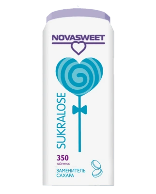 НОВАСВИТ ЗАМЕНИТЕЛЬ САХАРА СУКРАЛОЗА ТАБ №350 фото в интернет-аптеке Склад Лекарств