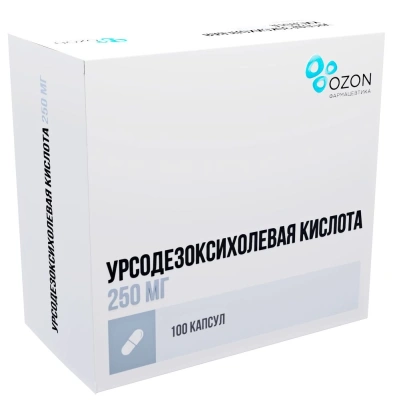 УРСОДЕЗОКСИХОЛЕВАЯ КИСЛОТА КАПС 250МГ №100/ОЗОН/ фото в интернет-аптеке Склад Лекарств