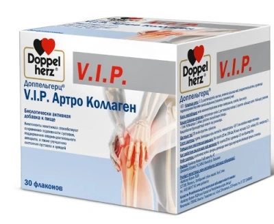 ДОППЕЛЬГЕРЦ V.I.P. АРТРО КОЛЛАГЕН ФЛ 25МЛ N30 фото в интернет-аптеке Склад Лекарств