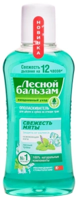 ЛЕСНОЙ БАЛЬЗАМ ОПОЛАСКИВАТ Д/ПОЛОСТИ РТА Д/РТА СВЕЖЕСТЬ МЯТЫ 400МЛ фото в интернет-аптеке Склад Лекарств