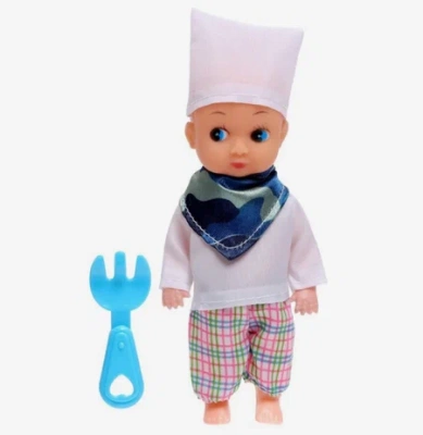 ИГРУШКА КУКЛА "ПОВАР" С АКСЕССУАРОМ 5181358 фото в интернет-аптеке Склад Лекарств