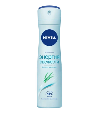 НИВЕЯ АНТИПЕРСПИРАНТ СПРЕЙ ЭНЕРГИЯ СВЕЖЕСТИ 150МЛ фото в интернет-аптеке Склад Лекарств
