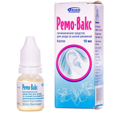 РЕМОВАКС ГИГИЕНИЧ СР-ВО Д/УХОДА ЗА УШНОЙ РАКОВИНОЙ 10МЛ фото в интернет-аптеке Склад Лекарств