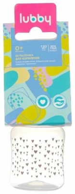 ЛАББИ БУТЫЛОЧКА С СИЛИКОНОВОЙ СОСКОЙ КЛАССИКА 0МЕС+120МЛ 20155 фото в интернет-аптеке Склад Лекарств