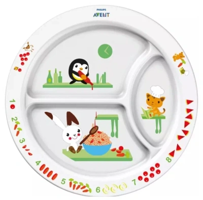АВЕНТ ТАРЕЛКА С РАЗДЕЛИТЕЛЕМ 12МЕС+SCF702/00 65610 фото в интернет-аптеке Склад Лекарств