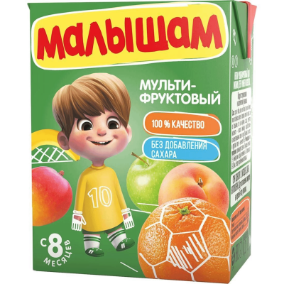 ФРУТОНЯНЯ МАЛЫШАМ НЕКТАР МУЛЬТИФРУКТОВЫЙ 8МЕС+200МЛ фото в интернет-аптеке Склад Лекарств