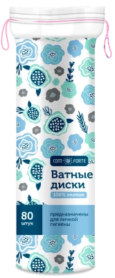 ВАТНЫЕ ДИСКИ КОМФОРТ №80 фото в интернет-аптеке Склад Лекарств