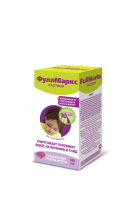 ФУЛЛ МАРКС СР-ВО ПЕДИКУЛИЦИДНОЕ 100МЛ фото в интернет-аптеке Склад Лекарств