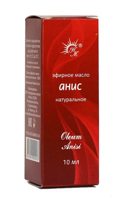 АНИС МАСЛО ЭФИРНОЕ 10МЛ/НАТУРАЛЬНЫЕ МАСЛА/ фото в интернет-аптеке Склад Лекарств