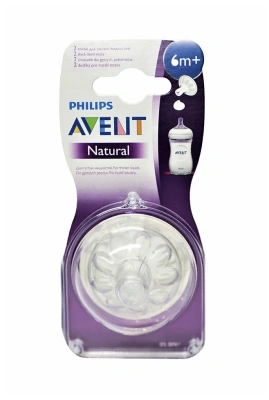 АВЕНТ СОСКА СИЛИКОНОВАЯ NATURAL Д/ГУСТЫХ ЖИДКОСТЕЙ 6МЕС+№2 656/27 80560 фото в интернет-аптеке Склад Лекарств