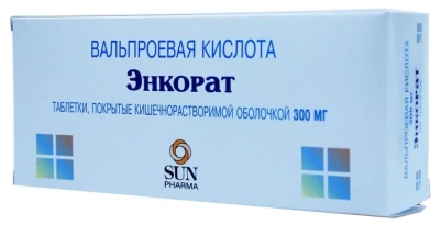 ЭНКОРАТ ТАБ П/О 300МГ №100 фото в интернет-аптеке Склад Лекарств
