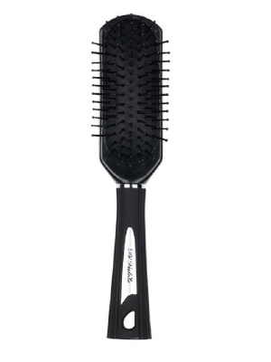 ДИ ВАЛОРЕ 301-015#5 РАСЧЕСКА МАССАЖ ПРЯМ/ПЛАСТ ЗУБ,ЧЕРН/23СМ фото в интернет-аптеке Склад Лекарств