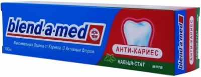 БЛЕНД-А-МЕД З/ПАСТА АНТИКАРИЕС МЯТА 100МЛ фото в интернет-аптеке Склад Лекарств
