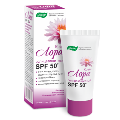 ЛОРА КРЕМ ДЛЯ ЛИЦА СОЛНЦЕЗАЩ А/ВОЗРАСТНОЙ SPF50+ 30Г/ЭВАЛАР/ фото в интернет-аптеке Склад Лекарств