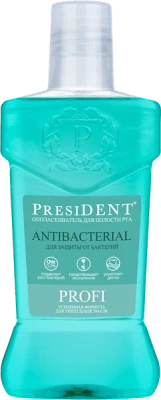 ПРЕЗИДЕНТ ОПОЛАСКИВАТЕЛЬ ПРОФИ АНТИБАКТЕРИАЛЬНЫЙ 250МЛ фото в интернет-аптеке Склад Лекарств