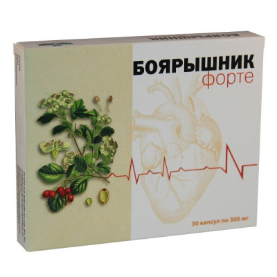БОЯРЫШНИК ФОРТЕ КАПС 300МГ №30 /ВИТАМЕР/ фото в интернет-аптеке Склад Лекарств