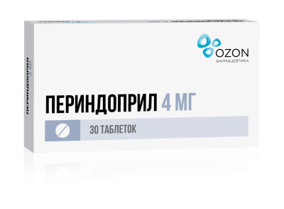 ПЕРИНДОПРИЛ ТАБ 4МГ №30/ОЗОН/ фото в интернет-аптеке Склад Лекарств