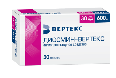 ДИОСМИН ТАБ П/О 600МГ №30/ВЕРТЕКС/ фото в интернет-аптеке Склад Лекарств