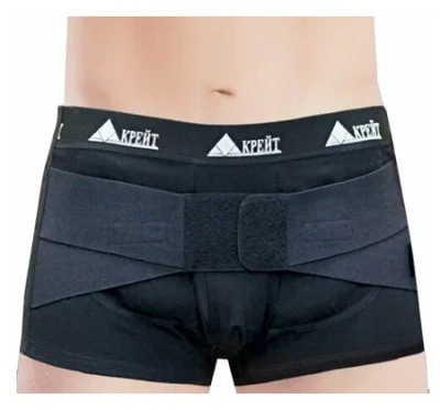 БАНДАЖ Б-451 ГРЫЖЕВОЙ ПАХОВЫЙ МУЖ В ВИДЕ ТРУСОВ ЧЕРН Р1 фото в интернет-аптеке Склад Лекарств