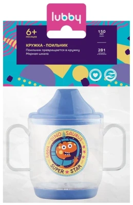 ЛАББИ КРУЖКА ТРЕНИРОВОЧНАЯ ВЕСЕЛЫЕ ЖИВОТНЫЕ 6МЕС+150МЛ 13951 фото в интернет-аптеке Склад Лекарств