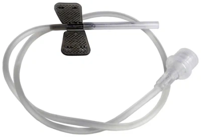 ИГЛА ДЛЯ ВЗЯТИЯ ПРОБ КРОВИ ИГЛА-БАБОЧКА G22Х3/4 0,7Х19ММ ЧЕРНАЯ С ЛУЕР-АДАПТЕРОМ №1 фото в интернет-аптеке Склад Лекарств