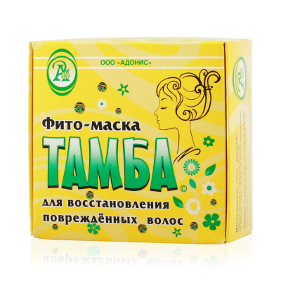 АДОНИС ТАМБА ФИТО-МАСКА ДЛЯ ВОССТ ПОВРЕЖДЕННЫХ ВОЛОС 50Г фото в интернет-аптеке Склад Лекарств