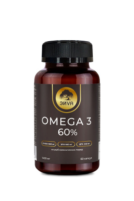 ОМЕГА 3 - 60% 1400МГ КАПС №60/ЭЙVА/ЭЙВА/ фото в интернет-аптеке Склад Лекарств