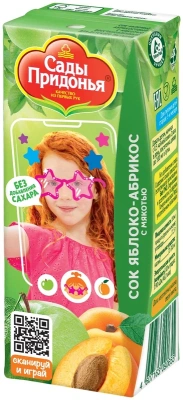 САДЫ ПРИДОНЬЯ СОК ЯБЛОКО-АБРИКОС 5МЕС+ 200МЛ фото в интернет-аптеке Склад Лекарств
